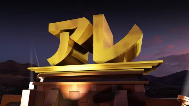 映画オープニング風 3D文字素材 『アレ』
