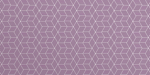Stainless Steel Seamless geometric pattern background with Card Board Style Effect
