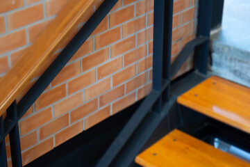 Interior of a retro style decorated espresso bar