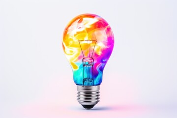 Bulb lamp concept background