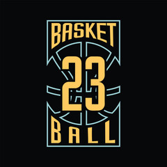 Basketball t-shirt and apparel design