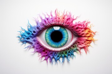 Colorful eye illustration