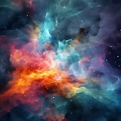 Abstract space theme background wallpaper.. Generative ai.