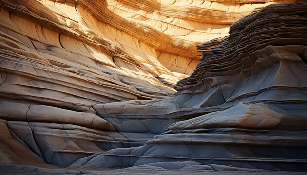 A narrow slot in a breathtaking canyon