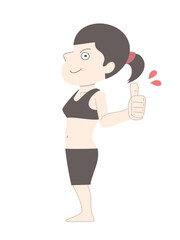 ダイエット　痩せる　女性