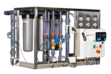 Modular architecture of reverse osmosis water purification system for various applications.