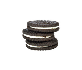 Chocolate cookies with cream transparent png