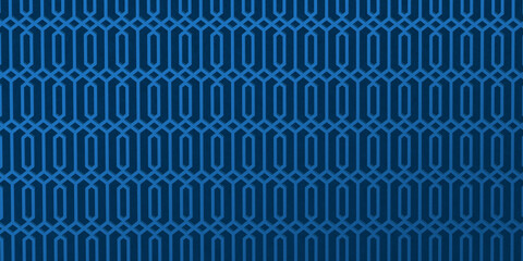 Blue color seamless geometric pattern background 