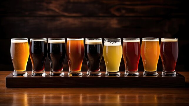 craft beer sampler chart