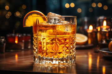 Old Fashioned cocktail 