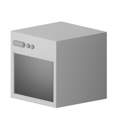 Oven 3D Icon Illustration