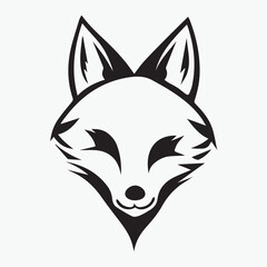 fox head vector.
