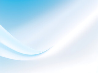 Free vector white  blue curve background ai generated