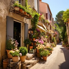 Fototapeta na wymiar The charming Village of Provence France.