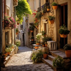 Fototapeta na wymiar The charming Village of Provence France.