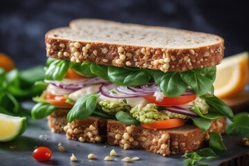 sandwich with vegetables