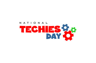 techies day background template Holiday concept