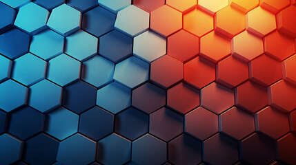Free photo geometric hex backgrounds for networking