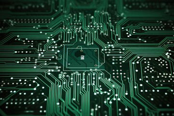 Overhead View of Electronics Board