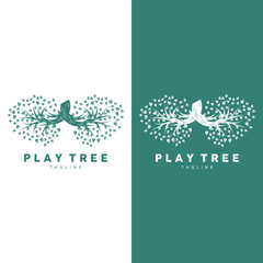 Tree Logo Plant Design Vector Illustrator Template