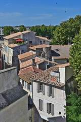 Arles, tetti e case provenzali - Provenza, Francia