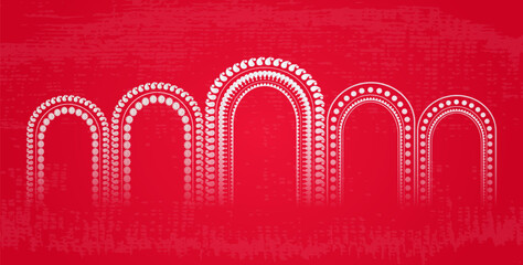 Durga Puja post, Hindu Festival, Border Decorations, Durga Puja Frame, Durga Puja Background, Social Media Post, Maa Durga face, outline vector for Durga puja Indian festival, Durga puja, pattern, 