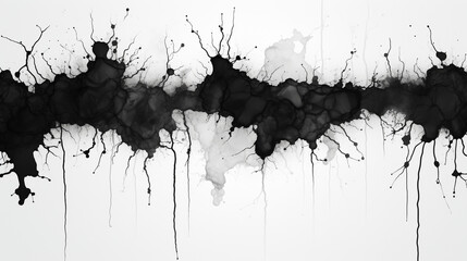 Abstract Ink Blot Art Expressing Inner Feelings