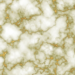 Gold marble texture with abstract white background. Marble surface with gold coated tint . Abstract golden glitter marbling seamless pattern for tile ,interior or card template vector 