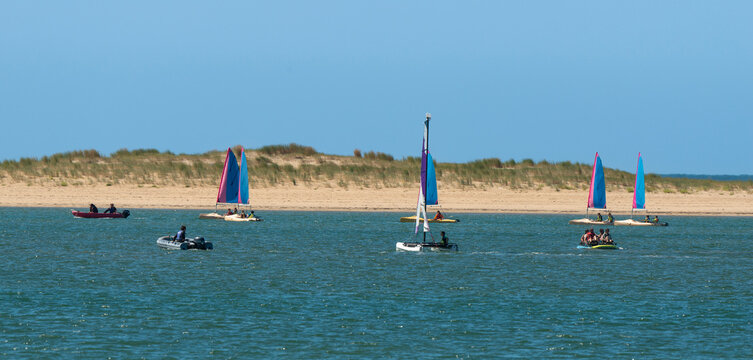 Voilier, Catamaran, Bonne Anse, La Palmyre, Les Mathes, 17, Charente Maritime, France
