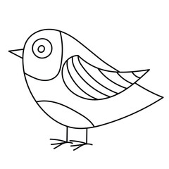 flamingo continuous line drawing on white background, sketch