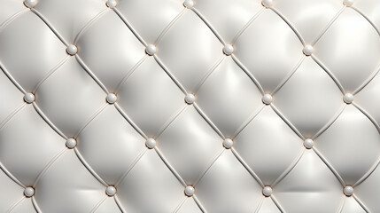 A seamless texture reveals a subtle white diamond tufted upholstery pattern, overlaying a transparent background. 