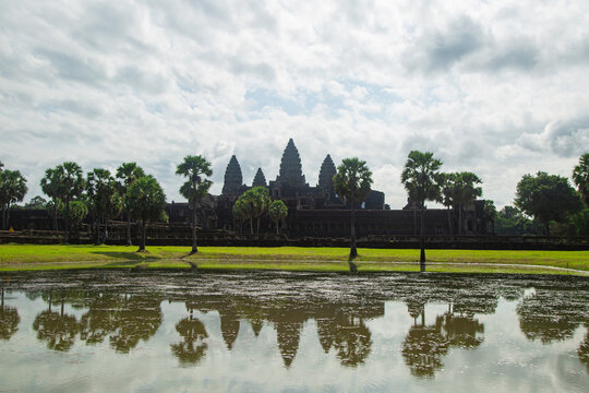 Angkor Wat in reflection