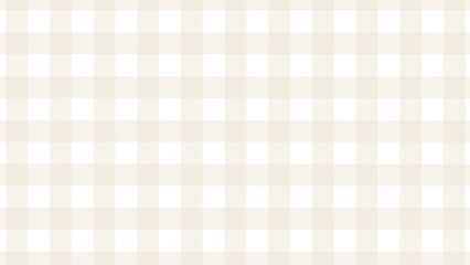 Beige plaid fabric texture as a background