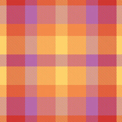 Colourful Classic Plaid textured Seamless Pattern