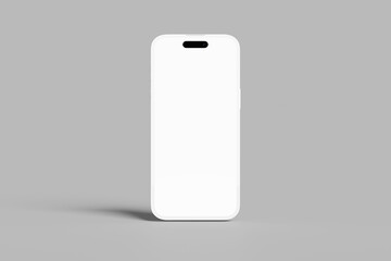 Realistic smartphone mockup. mobile phone vector with blank screen isolated on white background, phone different angles views. Vector illustration