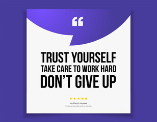 3D bubble testimonial banner, quote, infographic. Social media post template designs for quotes. Empty speech bubbles, quote bubbles and text box. Vector Illustration EPS10.