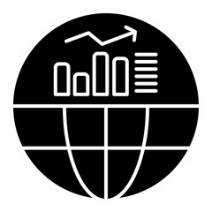 statistics trade icon