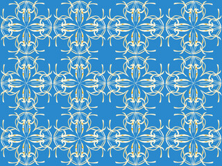 seamless background with snowflakes