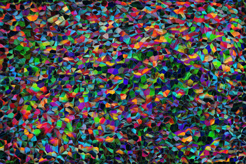 Fototapeta na wymiar thousands of tiny tiles in multi-coloured mosaic tiled design