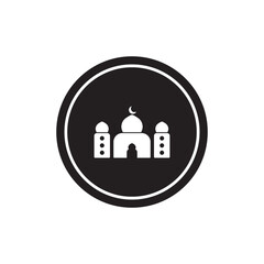 Fototapeta premium mosque icon vector