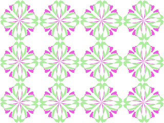 Fototapeta premium seamless pattern with pink flowers