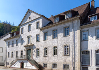 Fototapeta premium Bad Karlshafen, Landgraf-Carl-Denkmal