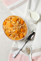Fall season or autumn season food - pumpkin porridge