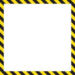 Warning Police Line Sign frame