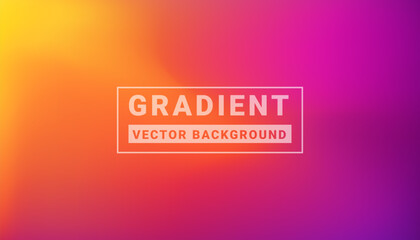 Abstract blur mesh pink orange yellow purple gradient background in bright multi-color.smooth banner template.