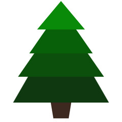 Obraz premium Transparent icons of Christmas tree flat icon. Vector colorful illustration. Pictogram is isolated on a white background. Designed for web and software interfaces.