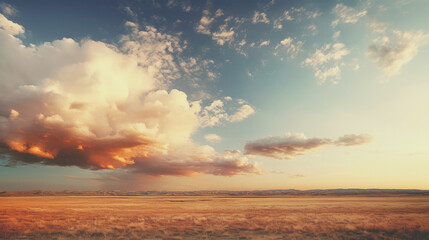 Fototapeta na wymiar Evolving Land and Sky.
