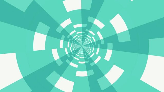 Abstract shape animation in different colors