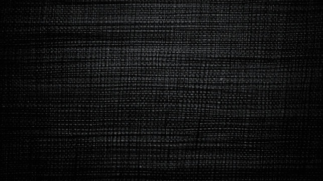 Schwarzer Stoff, Leinwand, Textur, Hintergrund, Leinen gef&auml;rbt schwarz, gewebt, dunkel 