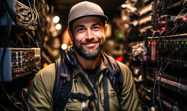 Behind The Scenes: Broadcast Technician Perfecting Sound & Vision.